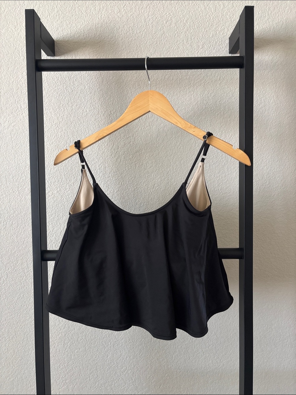 Kortni Jeane black swing Tankini Top